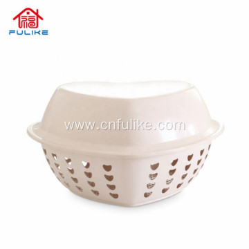 Plastic 2 in 1 Drainer Storage Basket